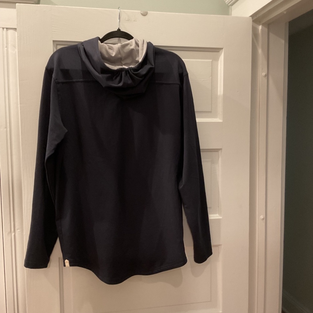 BYLT Men’s Size Large Navy Blue Pullover With Hood - Picture 2 of 5